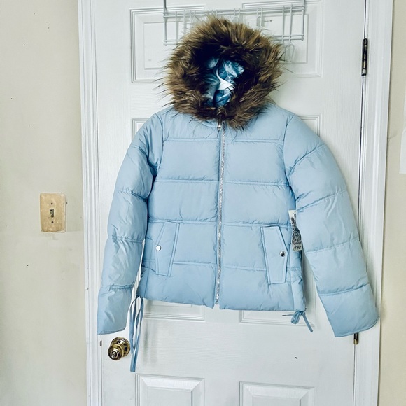 Wide Channel Short Puffer Jacket,Size XS - Picture 8 of 8